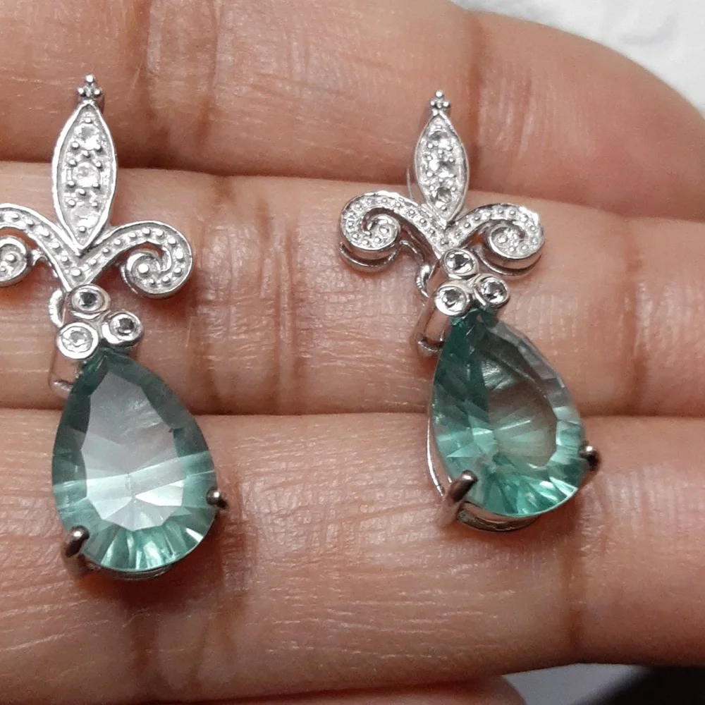 ❤SOLD ❤925 Green Fluorite. FIRM. - Picture 7 of 8